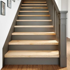 Peldaños escalera 20 uds sin tratar 100x25x2 cm de , Alfombrillas para escalones - Ref: Foro24-3282944, Precio: 626,66 €, Des...