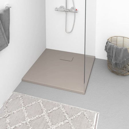 SMC brown shower tray 90x90 cm by vidaXL, Shower trays - Ref: Foro24-148925, Price: 177,19 €, Discount: %