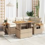 Set sofás jardín y cojines 4 pzas ratán sintético acacia beige von , Gartensets - Ref: Foro24-3327593, Preis: 470,46 €, Rabat...