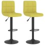 Taburetes de cocina 2 unidades tela verde by , Kitchen stools - Ref: Foro24-334287, Price: 100,12 €, Discount: %