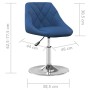 Silla de comedor giratoria 6 uds terciopelo azul | Foro24|Onlineshop| Casa, Jardín y Más Foro24.es