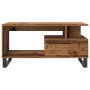 Mesa de centro madera ingeniería madera envejecida 90x49x45 cm by , Coffee table - Ref: Foro24-857454, Price: 88,97 €, Discou...