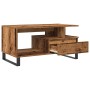 Mesa de centro madera ingeniería madera envejecida 90x49x45 cm by , Coffee table - Ref: Foro24-857454, Price: 88,97 €, Discou...