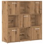 Estantería de madera de ingeniería roble artisan 90x28x90 cm de , Librerías y estanterías - Ref: Foro24-856059, Precio: 100,8...