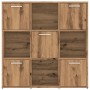 Estantería de madera de ingeniería roble artisan 90x28x90 cm de , Librerías y estanterías - Ref: Foro24-856059, Precio: 100,8...