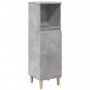 Armario de baño madera contrachapada gris hormigón 30x30x100 cm by , Bathroom furniture - Ref: Foro24-857107, Price: 47,00 €,...