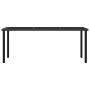 Mesa de comedor para jardín ratán sintético negro 180x70x73 cm de vidaXL, Mesas de jardín - Ref: Foro24-315116, Precio: 176,1...