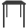 Mesa de comedor para jardín ratán sintético negro 180x70x73 cm de vidaXL, Mesas de jardín - Ref: Foro24-315116, Precio: 176,1...