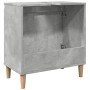 Mueble de lavabo madera contrachapada gris hormigón 58x33x60cm de , Tocadores de baño - Ref: Foro24-857113, Precio: 45,11 €, ...