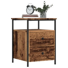 Mesitas de noche 2 uds madera ingeniería envejecida 44x45x60 cm by , Nightstands - Ref: Foro24-857255, Price: 124,63 €, Disco...