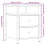 Mesitas de noche 2 uds madera ingeniería envejecida 44x45x60 cm by , Nightstands - Ref: Foro24-857255, Price: 124,63 €, Disco...