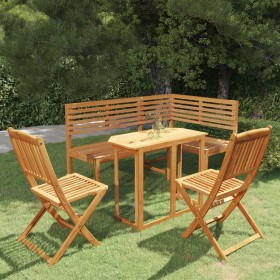 Garden bistro set 4 pieces solid acacia wood by vidaXL, Garden sets - Ref: Foro24-3057864, Price: 388,91 €, Discount: %