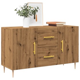 Aparador de madera de ingeniería roble artisan 100x36x60 cm von , Sideboards - Ref: Foro24-857319, Preis: 113,04 €, Rabatt: %