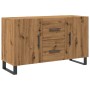 Aparador de madera de ingeniería roble artisan 100x36x60 cm de , Aparadores - Ref: Foro24-857325, Precio: 122,20 €, Descuento: %