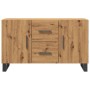 Aparador de madera de ingeniería roble artisan 100x36x60 cm de , Aparadores - Ref: Foro24-857325, Precio: 122,20 €, Descuento: %