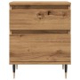 Mesitas de noche 2 uds madera roble artisian 40x35x50 cm de , Mesitas de noche - Ref: Foro24-857399, Precio: 100,31 €, Descue...