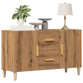 Aparador de madera de ingeniería roble artisan 100x36x60 cm von , Sideboards - Ref: Foro24-856903, Preis: 109,80 €, Rabatt: %