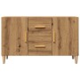 Aparador de madera de ingeniería roble artisan 100x36x60 cm de , Aparadores - Ref: Foro24-856903, Precio: 109,80 €, Descuento: %