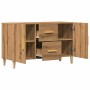 Aparador de madera de ingeniería roble artisan 100x36x60 cm de , Aparadores - Ref: Foro24-856903, Precio: 109,80 €, Descuento: %