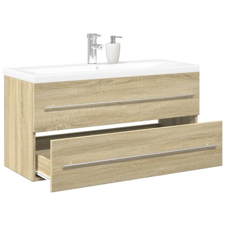 Set de muebles de baño 2 pzas madera contrachapada roble Sonoma by , Bathroom furniture - Ref: Foro24-3325048, Price: 300,70 ...