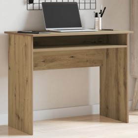 Escritorio de madera de ingeniería roble artisan 90x50x74 cm by , Desks - Ref: Foro24-855977, Price: 67,38 €, Discount: %