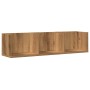 Estante de pared CD madera ingeniería roble artisan 75x18x18 cm de , Estantes y estanterías - Ref: Foro24-855949, Precio: 27,...