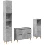 Set muebles de baño 2 piezas madera contrachapada gris hormigón von , Badezimmermöbel - Ref: Foro24-3324949, Preis: 233,55 €,...