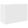 Mueble de pared de baño madera ingeniería blanco 60x25x40 cm de , Tocadores de baño - Ref: Foro24-860067, Precio: 51,41 €, De...