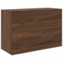 Mueble de pared baño madera ingeniería roble marrón 60x25x40 cm de , Tocadores de baño - Ref: Foro24-860073, Precio: 51,41 €,...