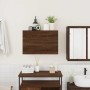 Mueble de pared baño madera ingeniería roble marrón 60x25x40 cm de , Tocadores de baño - Ref: Foro24-860073, Precio: 51,41 €,...