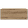 Mueble de pared baño madera ingeniería roble artisan 80x25x30cm de , Tocadores de baño - Ref: Foro24-860084, Precio: 52,13 €,...