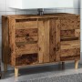 Mueble de lavabo madera ingeniería envejecida 80x33x60 cm de , Tocadores de baño - Ref: Foro24-857126, Precio: 100,19 €, Desc...