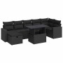 Set de sofás de jardín y cojines 8 piezas ratán sintético negro von , Gartensets - Ref: Foro24-3327825, Preis: 579,86 €, Raba...