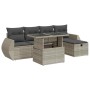 Set de sofás de jardín 6 pzas y cojines ratán sintético gris von , Gartensets - Ref: Foro24-3327892, Preis: 541,41 €, Rabatt: %