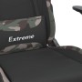 Silla gaming giratoria con reposapiés tela camuflaje y negro | Foro24|Onlineshop| Casa, Jardín y Más Foro24.es