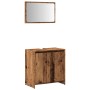 Juego de muebles de baño 2 piezas madera ingeniería envejecida by , Bathroom furniture - Ref: Foro24-856067, Price: 71,40 €, ...