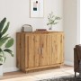 Aparador de madera de ingeniería roble artisan 92x35x75 cm von , Sideboards - Ref: Foro24-856865, Preis: 97,48 €, Rabatt: %