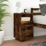 Mesilla de noche con 2 cajones roble ahumado 36x36x68 cm by , Nightstands - Ref: Foro24-858586, Price: 64,83 €, Discount: %