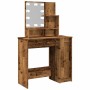 Tocador con luces LED madera envejecida 86,5x35x136 cm | Foro24|Onlineshop| Casa, Jardín y Más Foro24.es