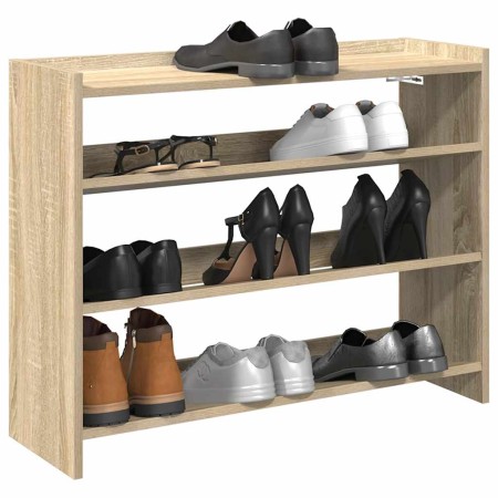 Mueble zapatero madera contrachapada roble sonoma 80x25x62 cm von , Schuhregale und Schuhorganisatoren - Ref: Foro24-859916, ...