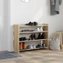 Mueble zapatero madera contrachapada roble sonoma 80x25x62 cm von , Schuhregale und Schuhorganisatoren - Ref: Foro24-859916, ...