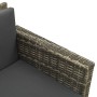 3-piece garden furniture set and gray synthetic rattan cushions by vidaXL, Garden sets - Ref: Foro24-313128, Price: 203,52 €,...