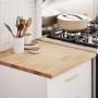 Encimera de cocina rectangular madera maciza roble | Foro24|Onlineshop| Casa, Jardín y Más Foro24.es