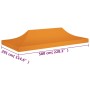 Techo de carpa para celebraciones naranja 6x3 m 270 g/m² de vidaXL, Cubiertas para carpas y cenadores - Ref: Foro24-315329, P...