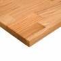 Tablero escritorio rectangular madera maciza roble marrón claro | Foro24|Onlineshop| Casa, Jardín y Más Foro24.es