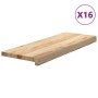 Peldaños de escalera 16 uds madera maciza 70x30x2 cm de , Alfombrillas para escalones - Ref: Foro24-3282935, Precio: 412,13 €...