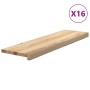 Peldaños escalera 16 uds sin tratar 90x30x2cm by , Stair mats - Ref: Foro24-3282937, Price: 535,49 €, Discount: %