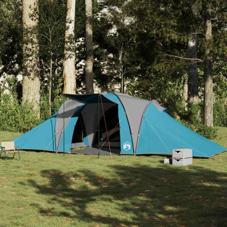 Tienda de campaña familiar iglú 6 personas impermeable azul by , tents - Ref: Foro24-4009432, Price: 273,06 €, Discount: %