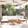 Garden furniture 7 pcs cream cushions solid acacia wood by vidaXL, Garden sets - Ref: Foro24-3057897, Price: 713,50 €, Discou...