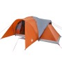 Tienda familiar con cúpula impermeable 6 personas gris naranja de , Tiendas de campaña - Ref: Foro24-4009469, Precio: 186,57 ...